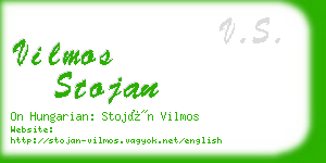 vilmos stojan business card